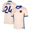 Maglia ufficiale Chelsea James 24 Trasferta 2024-25 per Uomo